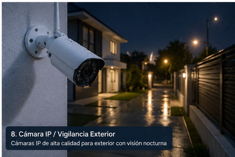 Cámara IP para vigilancia exterior