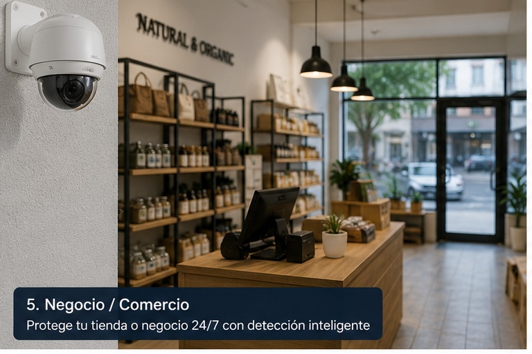 Videovigilancia inteligente para negocios