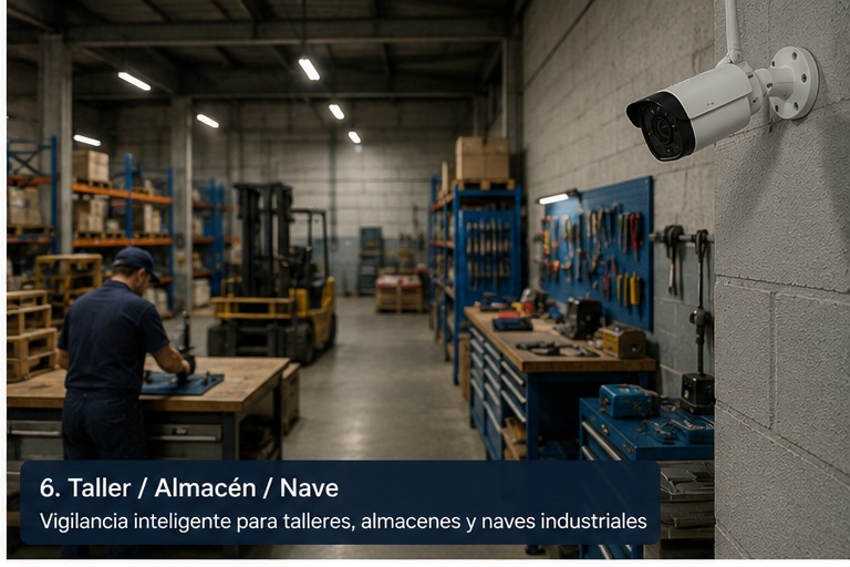 Videovigilancia inteligente para almacenes